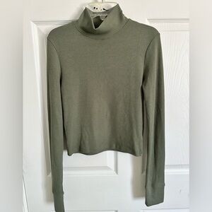 American Eagle Olive Turtleneck